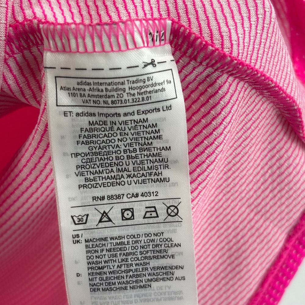 Adidas Golf Women Polo XL Collared Performance Sleeveless Pink Dot Athletic Top - Picture 7 of 9